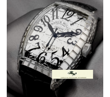 HK947 FRANK MULLER GENEVE CROCO GÜMÜŞ KASA